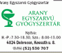  - Arany Egyszarvú Gyógyszertár