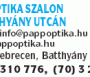  - Papp Optika Szalon a Batthyány utcai