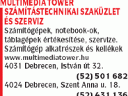 Multimédia Tower Számítástechnikai Szaküzlet és Szerviz