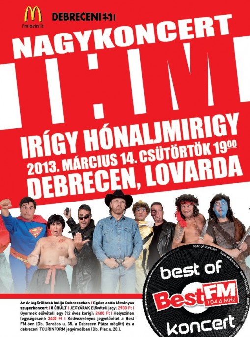IHM Nagykoncert - Irigy Hónaljmirigy koncert Debrecen 2013  - Irígy Hónaljmirigy Nagykoncert