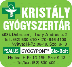   - Kristály Gyógyszertár