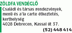   - Zöldfa Vendéglő