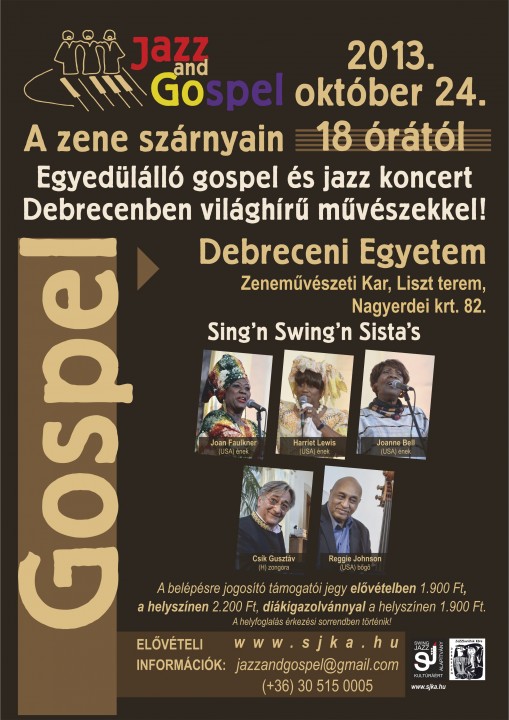 Debreceni Gospel koncert 2013  - A zene szárnyain koncert