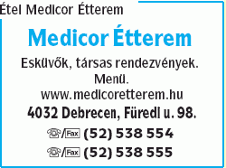   - Medicor Étterem