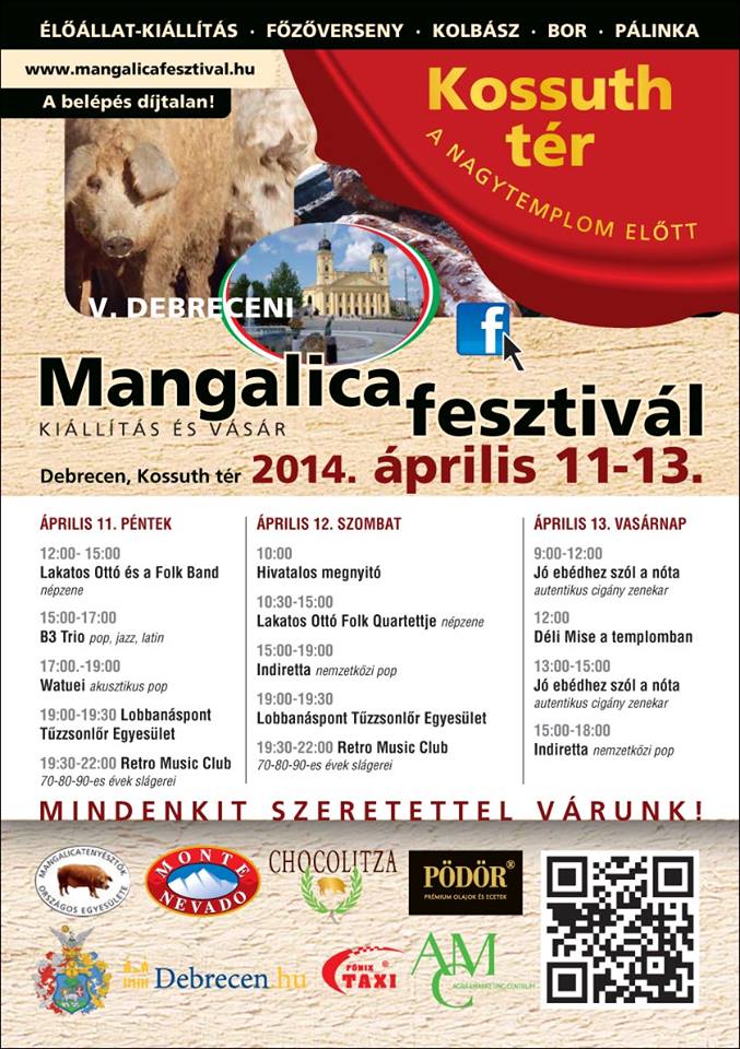 Debreceni Mangalica Fesztivál 2014 programok